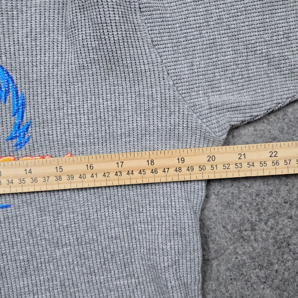 Vintage Harley Davidson Thermal Shirt Womens XL Gray 100th Anniversary Biker Y2K - Picture 12 of 15